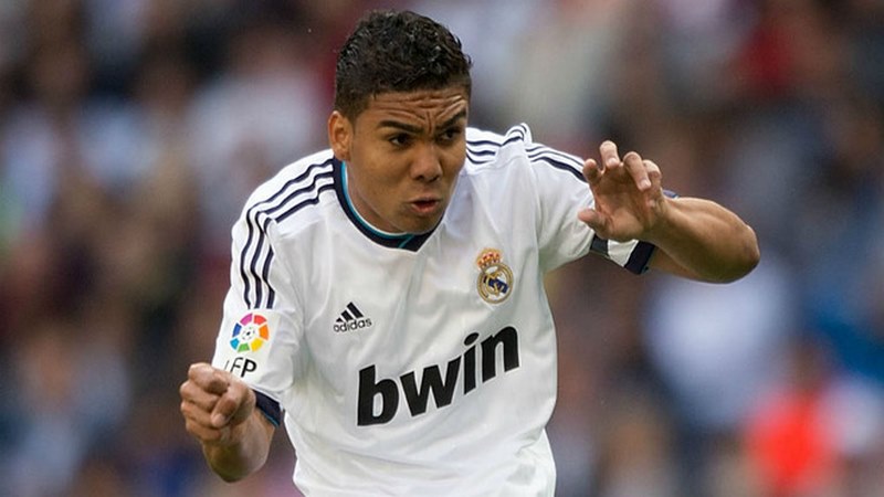 Casemiro và chiếc áo số tại Real Madrid